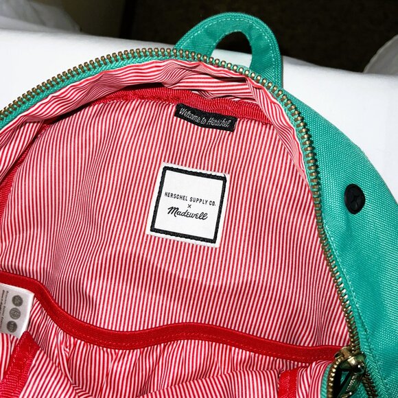 Herschel Supply Co. x Madewell Backpack – Teal & Blue Colorblock - Picture 5 of 12